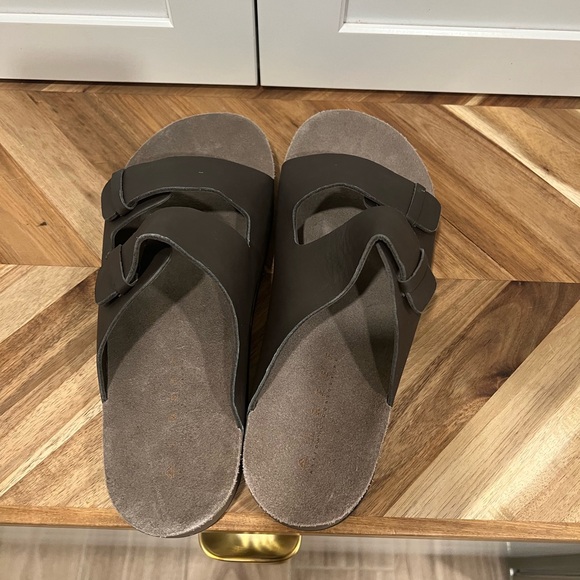 NEW* Reef Ojai Two Bar brown leather sandals size 9 - Picture 4 of 9